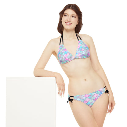 "Celestial Starry Gradient Two-Piece Bikini Set"