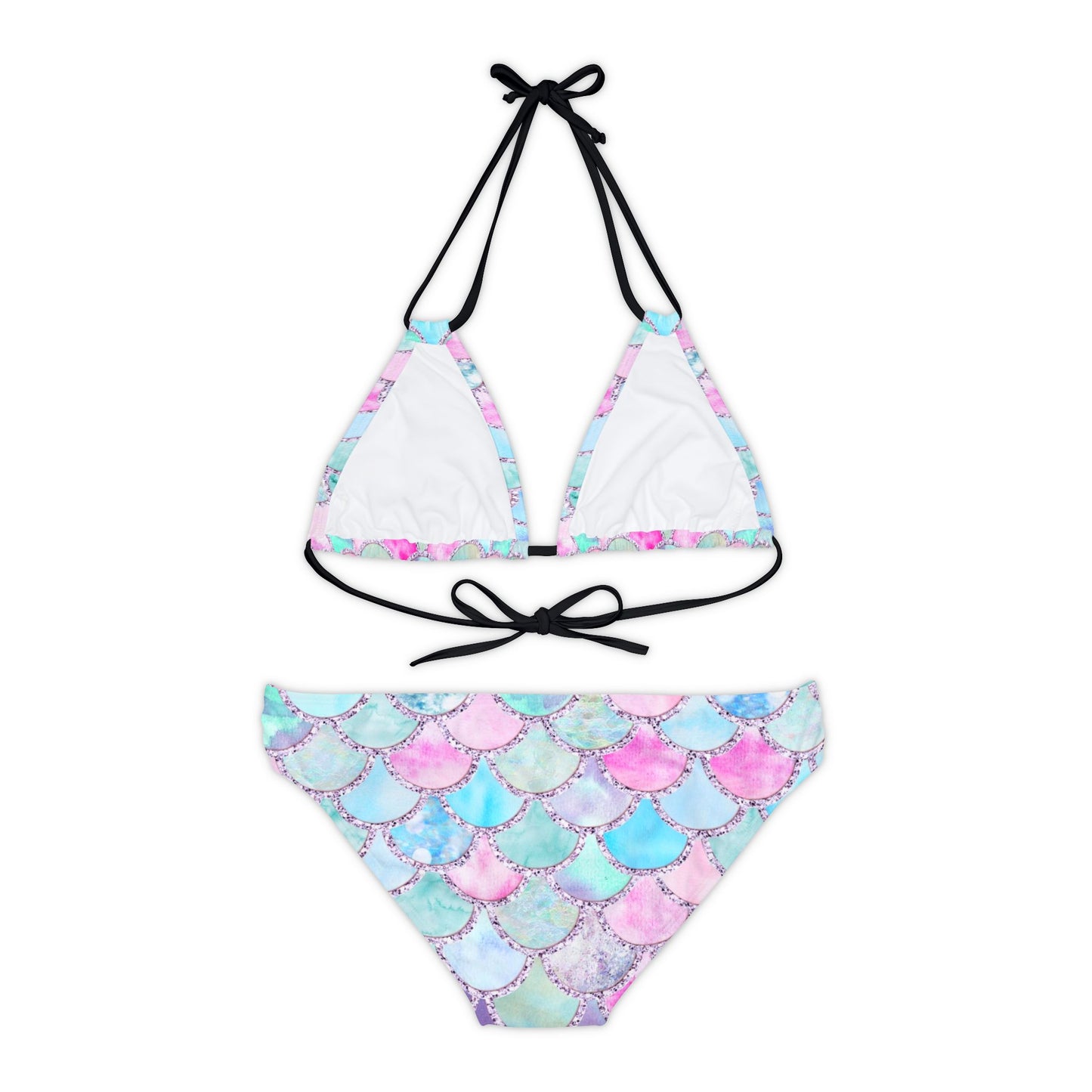 "Celestial Starry Gradient Two-Piece Bikini Set"