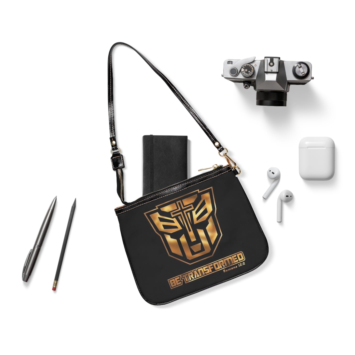 "Be Transformed" Romans 12:2 Crossbody Bag